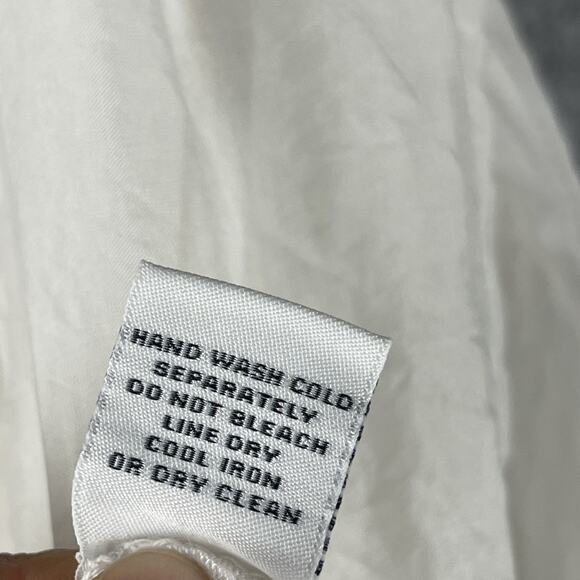 Belle France Silk Blend Top Women Small Floral Cold Shoulder Fairy Boho Romantic - Picture 10 of 16